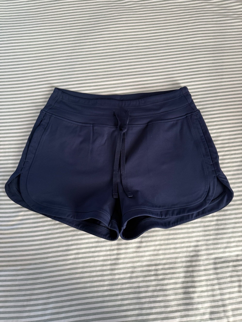 ZYIA Navy Athletic Drawstring Shorts